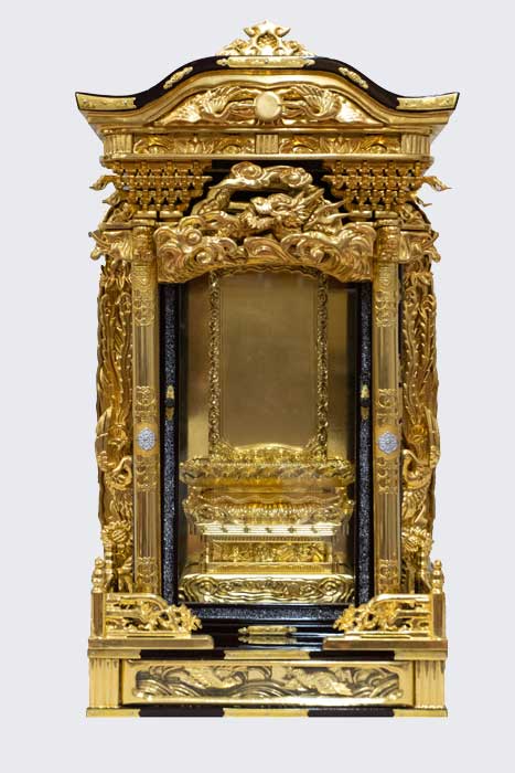 破風屋根「雲龍」厨子